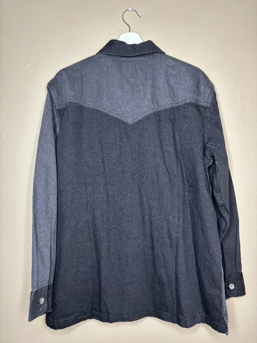 Levi's Mens Medium Flannel Two-tone Gray Shirt NWT
